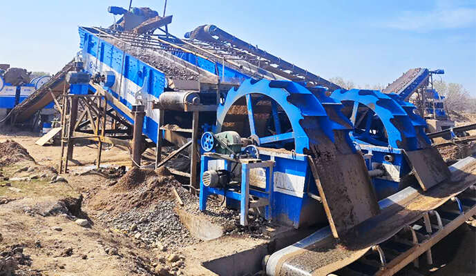 Figure 1 – Wheel-type sand washing machine