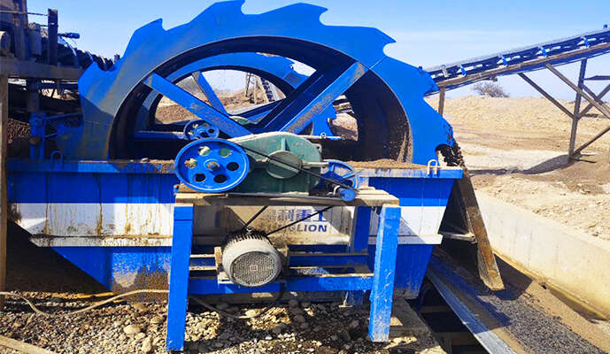Figure 3 – Wheel-type sand washing machine