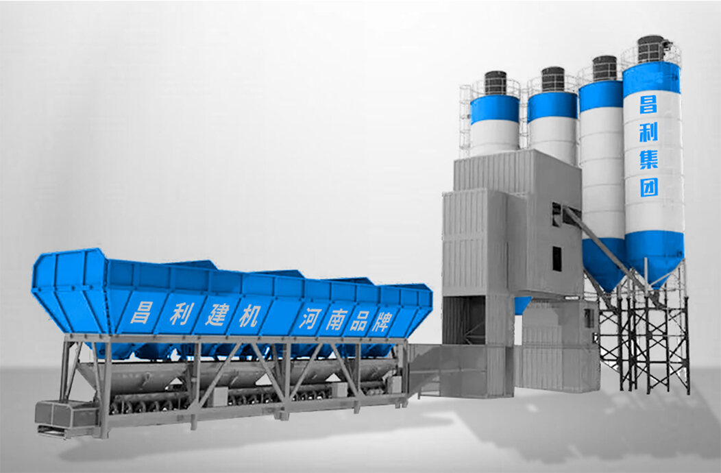 Free Foundation Concrete Batching Plant