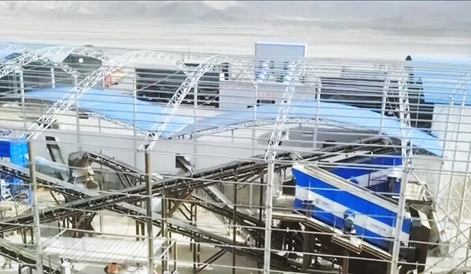 Real photos1 – 100tph mining line