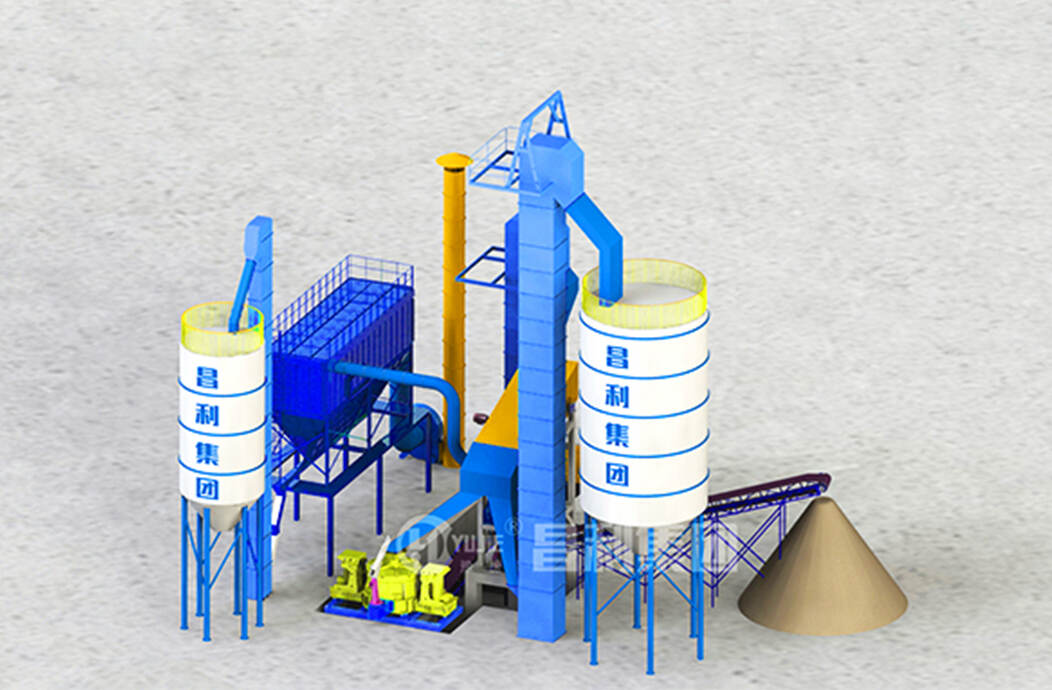 Semi-underground Stepped Sand Making Plant