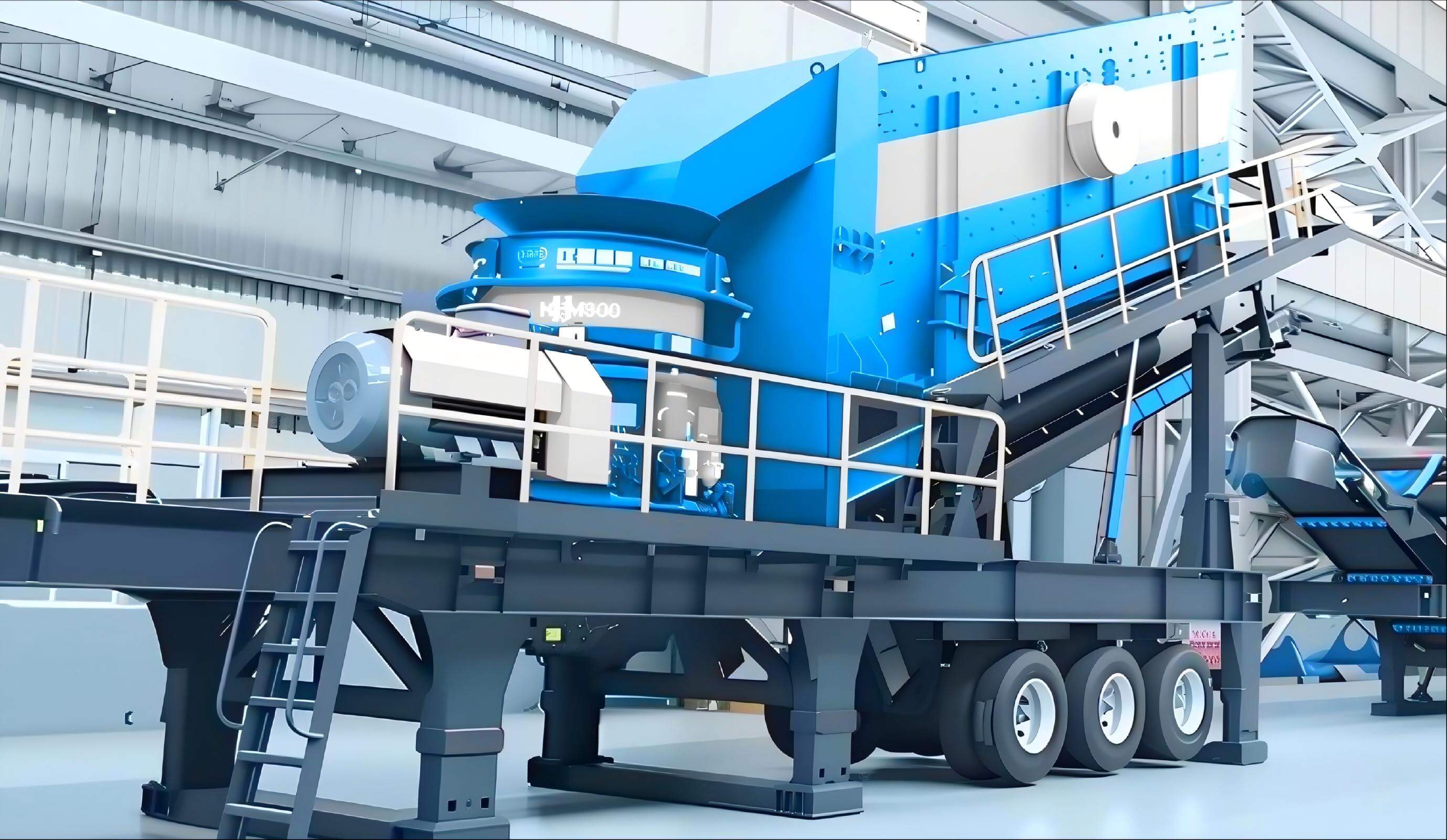 Wheel Type Mobile Medium & Fine Crushing Screening Plant