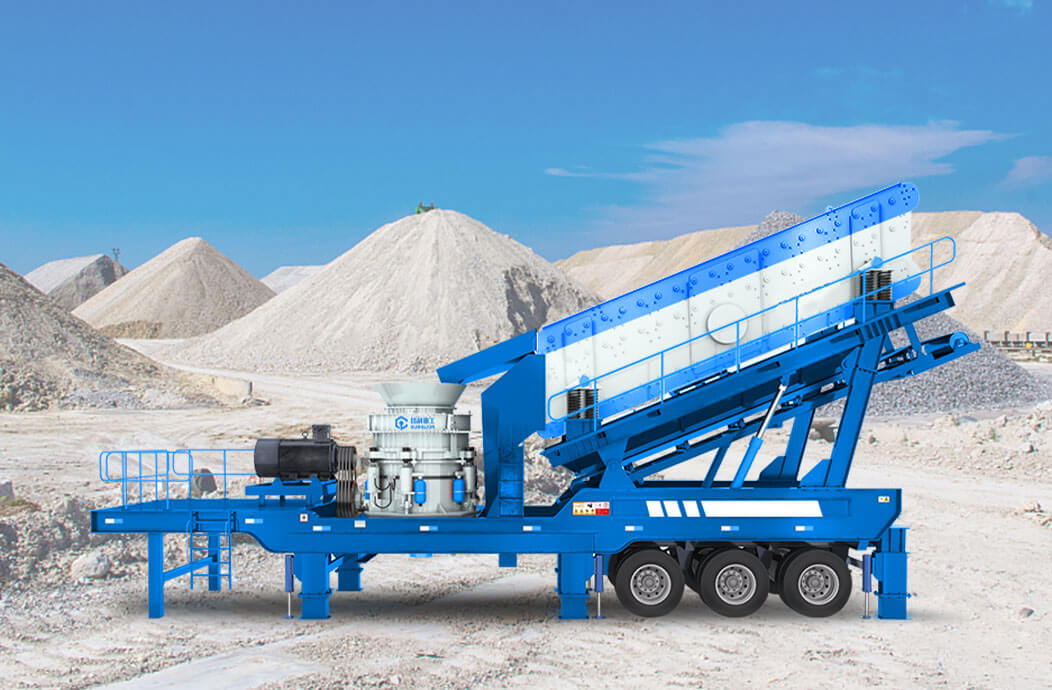 Wheel Type Mobile Medium & Fine Crushing Screening Plant